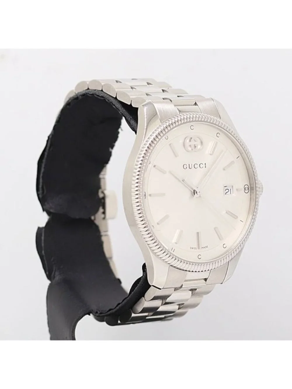 Gucci Timeless SS Quartz Silver Dial Watches Myt Watch